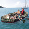 10 feet Inflatable Sport Boats for Adults, 4-5 Person Professional Fishing Dinghy Boat - Rafting Tender with Inflatable Cushion & Paddle