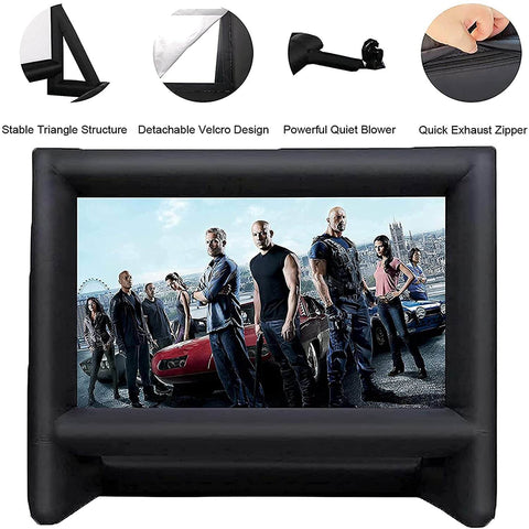 24 Feet Inflatable Outdoor Indoor Projector Movie Screen